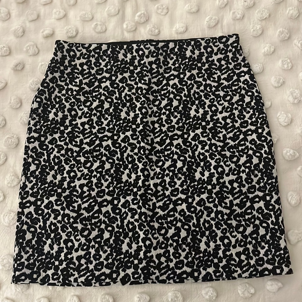 Express Leopard Mini Skirt